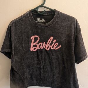 Barbie Tshirt Crop Top